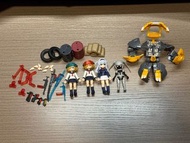 Bandai 水槍少女 AQUA SHOOTERS! 04 07 / CAPSULEROID 機娘 工程 作業 機械人 扭蛋