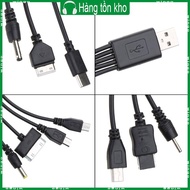 Universal USB To Multi Plug Cellpahone Charger Cable 10 in 1 USB Cable 20CM