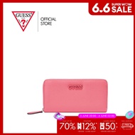 GUESS กระเป๋า รุ่น S9255599 NIKO SLG MEDIUM ZIP AROUND สีชมพู