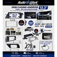 BBA - Audi A4/A5 12.3Inch AL1548 (High Spec) For Android Player Casing Dual System Socket 1189