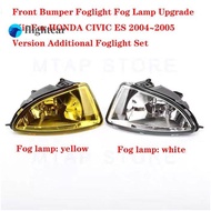 flightcar MTAP Front Bumper Foglight Fog Lamp Upgrade Kit For HONDA CIVIC ES 2004~2005 Version Addit