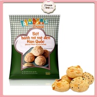 Korean Black Sesame Bread Flour 500G (Korean Bread Flour Is Soft, Chewy, Sweet And Delicious)