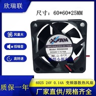 Original Xinruilian XFAN RDH6025B2 24V 0.14A 6C6025 Silent Inverter Cooling Fan