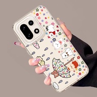 Flower Puppy Suitable OnePlus 15T Phone Case New Style 1Plus 15 Transparent Shock-resistant 13T All-