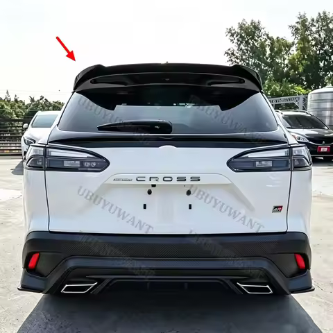 For Toyota Corolla Cross Car Trunk Spoiler ABS Auto Rear Trunk Wing Accessories Spoiler 2022-2024