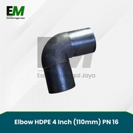 Elbow HDPE 4 Inch (110mm) PN 16 / Elbow HDPE 4" PN 16 / Elbow 4" HDPE