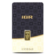 Exclusive  Preloved Gold Bar 999.9  ( Habib Merchant9 Tomei KABGold Amethyst IGR Public Gold )