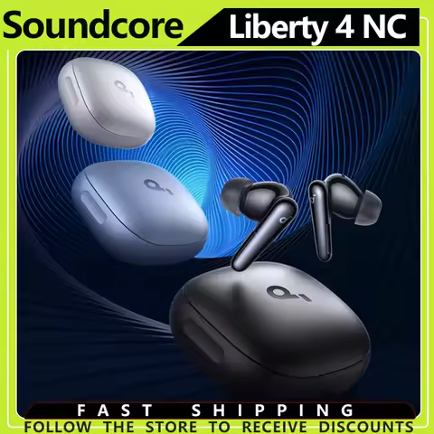 Soundcore By Anker Liberty 4 NC Wireless Noise Cancelling Earbuds Earphone Wireless Bluetooth Headph