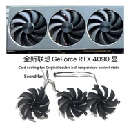 Lenovo RTX 4090 Graphics Card Cooling Fan Double Ball Temperature Control Silent GeForce Fan