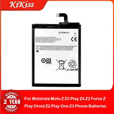 Battery JS40 KZ40 HD40 GL40 HZ40 JE40 GV30 For Motorola Moto Z Z3 Play Z4 Z2 Force Z Play Droid Z2 P