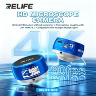 RELIFE MC5 4K 60FPS microscope industrial camera, IMX678 sensor HDMI, used for mobile phone motherbo