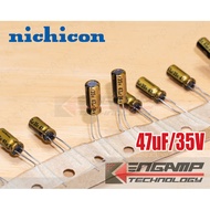 (10 Pcs) [E-CAP] 47uF/35V 85 C Nichicon FW (M) 5x11mm P = 2mm