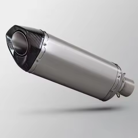 Motorcycle Exhaust Muffler 60MM Racing Exhausts Pipe Kit Tail Tube For S1000RR S1000R RSV4 Tuono 110