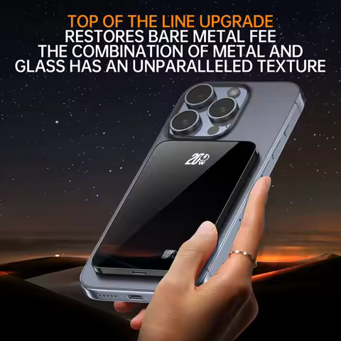 Magnetic Power Bank 10000mAh Wireless Powerbank 20W Slim Portable Battery Charger for MagSafe iPhone