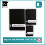Baohong - Watercolor Sketch Book - Cellulose 230gsm A4/A5/A6 - Watercolor Paper - Bali Artemedia