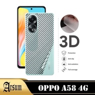 LAYAR Garskin Skin Carbon OPPO A58 4G / OPPO A3X Back Screen Protector