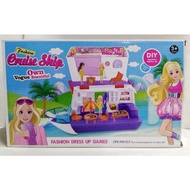 Pretend Play Set Cruise Ship Fashion Dress Up Game