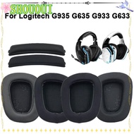 SHOUOUI 1Pair Ear Cushion Cover, Foam Replacement Ear Pads, Soft Accessories Gaming Headphone Sponge