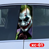 1pc/2pcs Graffiti Joker So Serious Cool Car B-pillar Stickers Waterproof for BMW E46 E90 E91 E60 E39