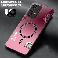 Softcase SAMSUNG Galaxy A13 4G Casing SAMSUNG Galaxy A13 5G Case Glossy Casing Shiny Glass Protector