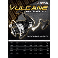 Reel Daido Vulcane Aluminum Spool handle 1000-6000 PH Waterproof