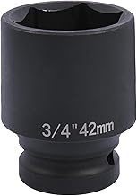 Uxney 42 mm Hexagonal Socket Spanner 3/4 Inch 6-Point Standard Impact Wrench Nut Made of Chrome Moly