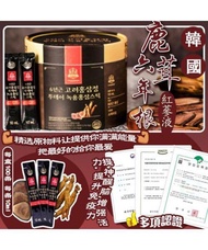 韓國鹿茸六年根紅蔘液巨量禮盒裝(100條) Korean Deer Antler 6 Years Root Red Ginseng Liquid Giant Gift Box (100 pieces)
