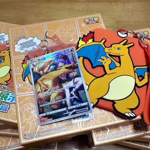 In Stock Original PokéMon Trading Ptcg Card Game Simplified Chinese Fire Dragon Card Exhibit Combina