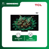 TCL TV C7K Premium QD-MiniLED QLED Google TV AiPQ Pro Processor 144Hz Ultra Slim Design 75C7K