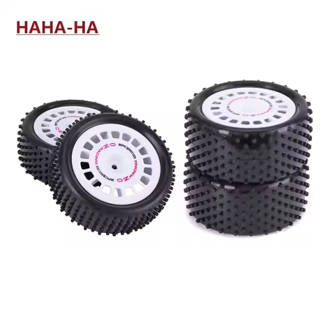 4 Pcs 88mm Buggy Tires Wheel Tyre for 1/10 Wltoys 104001 Tamiya TT-02B DT-02 RC Car Off Road Rally R