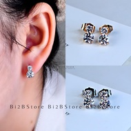 MATA Korean Titanium Women's Stud Earrings Elegant Luxury EyeSnow Anti-Rust Bi2B Lx Stud Earrings AT