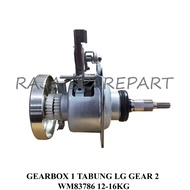 GEARBOX MESIN CUCI/GEARBOX 1 TABUNG LG GEAR 2 WM83786 12-16KG