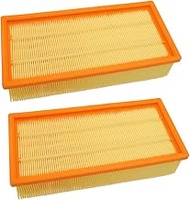 2 x Flat Pleated Filter Replacement Lamellar Filter Replaces 6.904-283.0 for Kärcher NT 65/2 NT 72/2