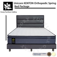 KENTON Orthopedic Spring Bed Bundle Package with 888 Divan Bedframe