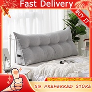 New Korean Velvet Triangle Cushion Pillow Single Double Bed Head Soft Back Bed Headrest Triangle Cus