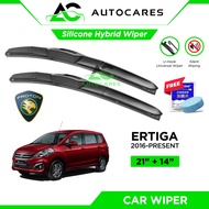 Car Wiper PROTON ERTIGA 2018-Present | 21"+14" Wiper Hybrid Silicone Wiper Kereta Japan Silicone Ert