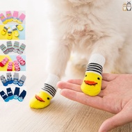 4pcs/pet Socks/Dog Socks/Breathable Anti-slip Puppy Socks/Dog Shoes/Pet Shoes/Cat Socks