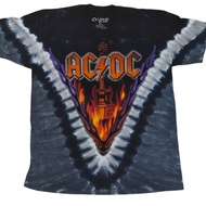 เสื้อวง ACDC มัดย้อม ลิขิสิทธิ์แท้ Liquid Blue หลังจากหายไปนาน