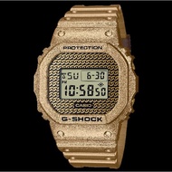 Casio G-Shock DWE-5600HG-1 Gold Chain Hip Hop Culture with interchangeable black and translucent band and bezel dw-5600