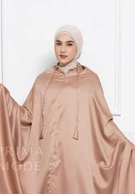 Mukena Lasercut Daily Travelling 2in1 resleting satin velvet silk premium