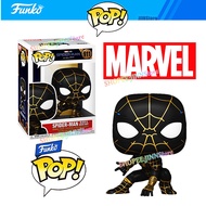 JINNStore Funko Pop Marvel: Spider-man No Way Home Spiderman in Black&amp;Gold Suit Vinyl Figure 911 Collectible Model Toy Decoration Toys Birthday Gift