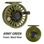 Aventik | Lightweight Plastic Fly Fishing Reel Large Arbor Fly Reel for 1/2/3 4/5/6 7/8/9 WT Fly Lin
