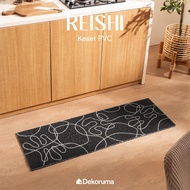 Dekoruma REISHI PVC Doormat Size 40x120 cm - Black