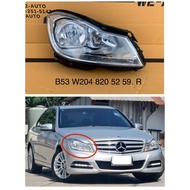 ไฟหน้าขวาเบนซ์ Mercedes-Benz Cclass w204 แท้มือสองสภาพดี รหัสไฟ 82005259