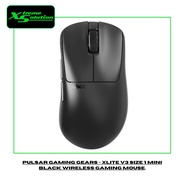 Pulsar Xlite V3 Mini (Size 1) - 55g Lightweight Wireless Gaming Mouse | PAW3395 Sensor | 4K Hz Polli