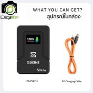 ZGCINE Battery ZG-V99 Pro V-Mount Battery 14.8V 99WH ( 6400 mAh ) รองรับ PD ( USB-C ) และ D-Tap พอร์