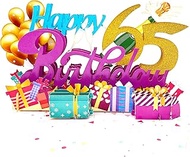 Liif Happy 65Th Birthday 3D Greeting Pop Up Card Gift