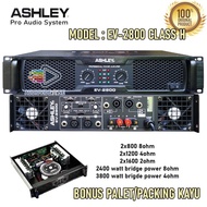 Power Ashley EV2800 Plus Subwoofer Power Amplifier Class H 2 x 800