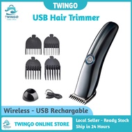 Wireless Electric Hair Trimmer Hair Clipper Cordless USB Rechargeable Hair Trimmer Hair Cutter Men Hair Cutting Shaver