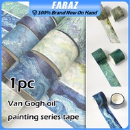 Van Gogh Paintings Tape Decoration 3cm*5m Washi Tape for Scrapbooking Deco Junk Journal Album